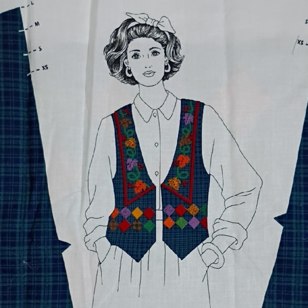 Colorful Patterned Vest Design
